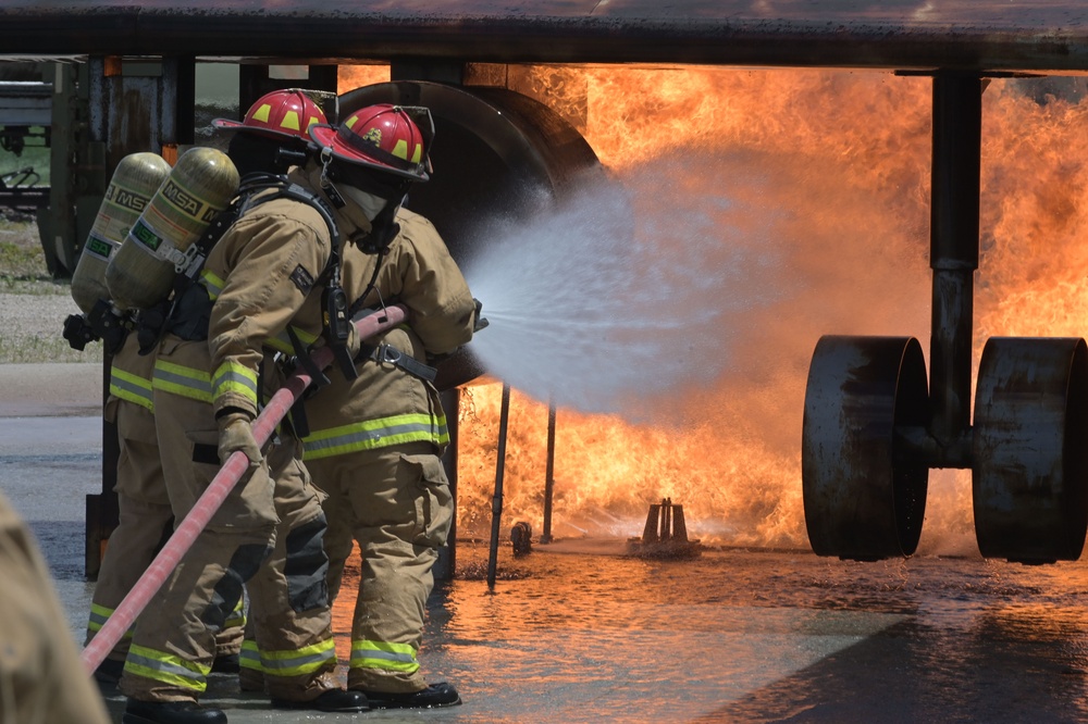 North Dakota Regional Training Site Provides Fire Fighter Training for 119th Wing