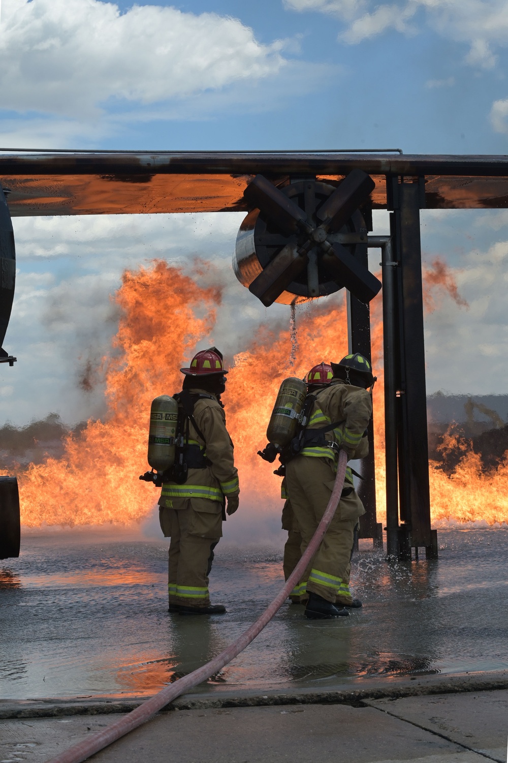 North Dakota Regional Training Site Provides Fire Fighter Training for 119th Wing