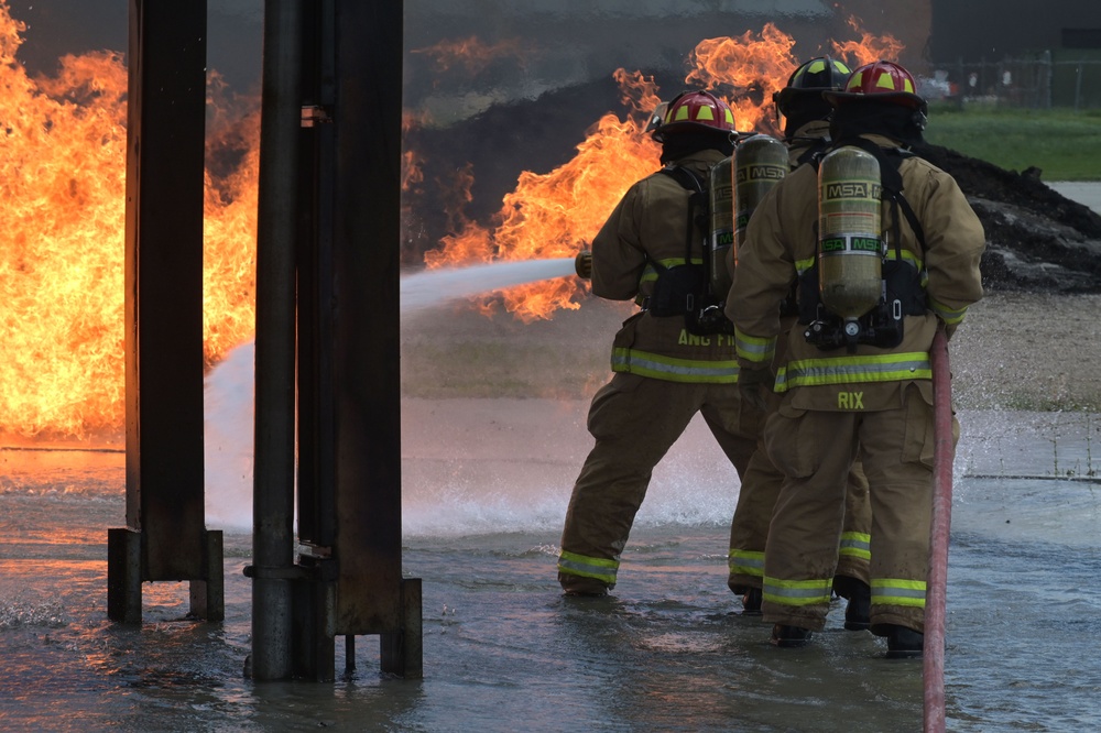 North Dakota Regional Training Site Provides Fire Fighter Training for 119th Wing