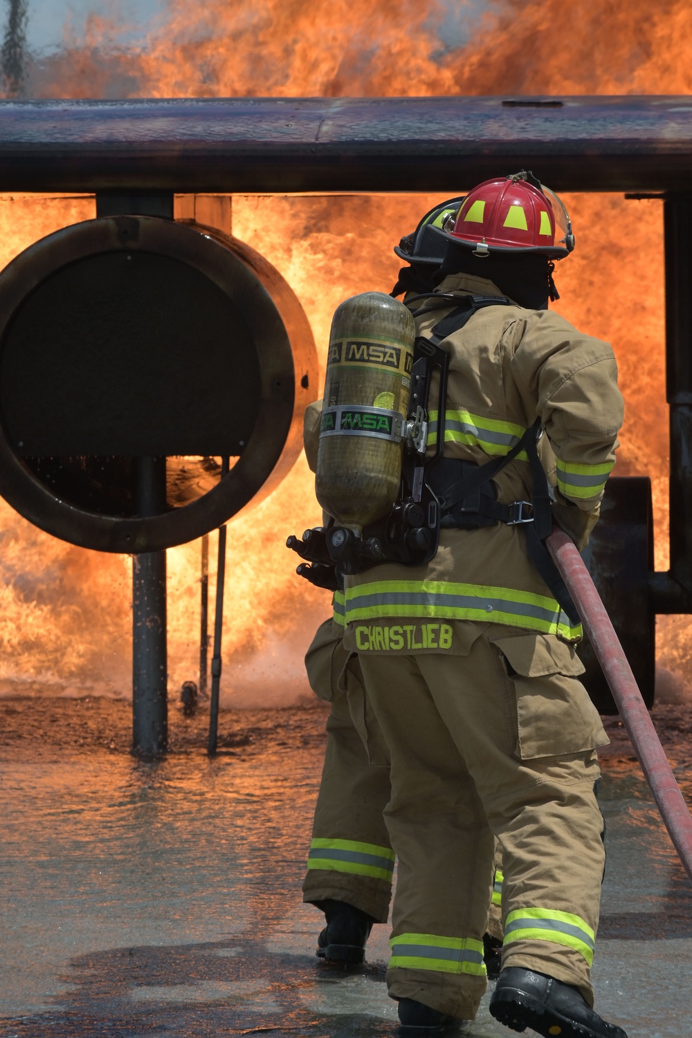 North Dakota Regional Training Site Provides Fire Fighter Training for 119th Wing
