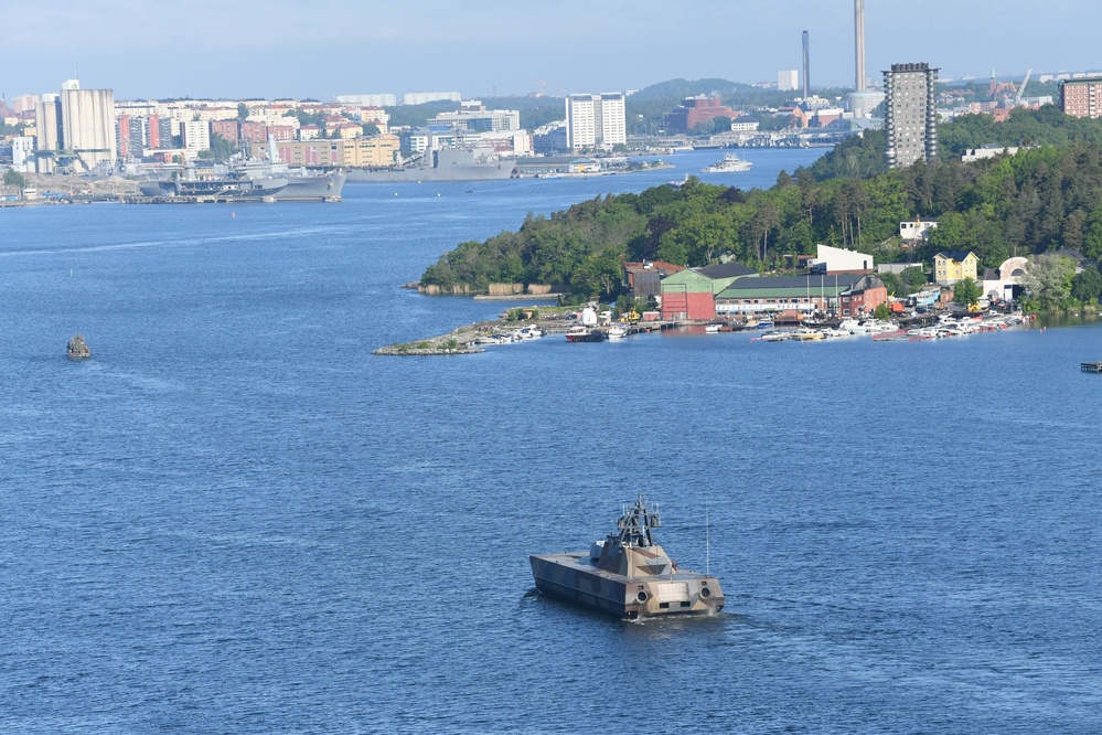 BALTOPS22 participants transit to Stockholm, Sweden