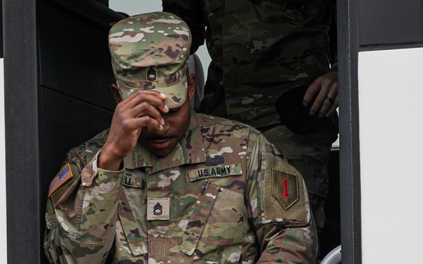 1st ID Signal Monument Ceremony