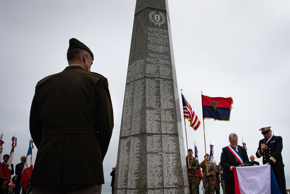 1st Infantry Division Monument D-Day Ceremony