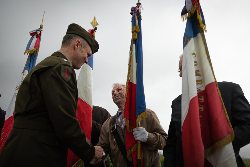 1st Infantry Division Monument D-Day Ceremony