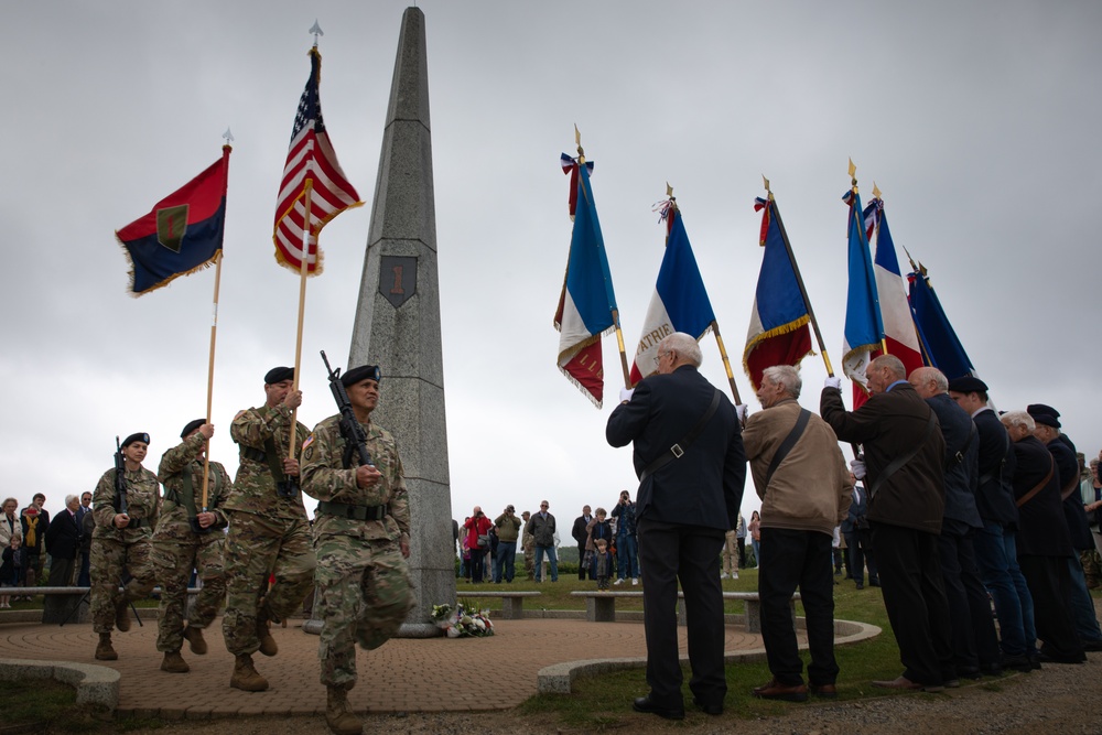 1st Infantry Division Monument D-Day Ceremony