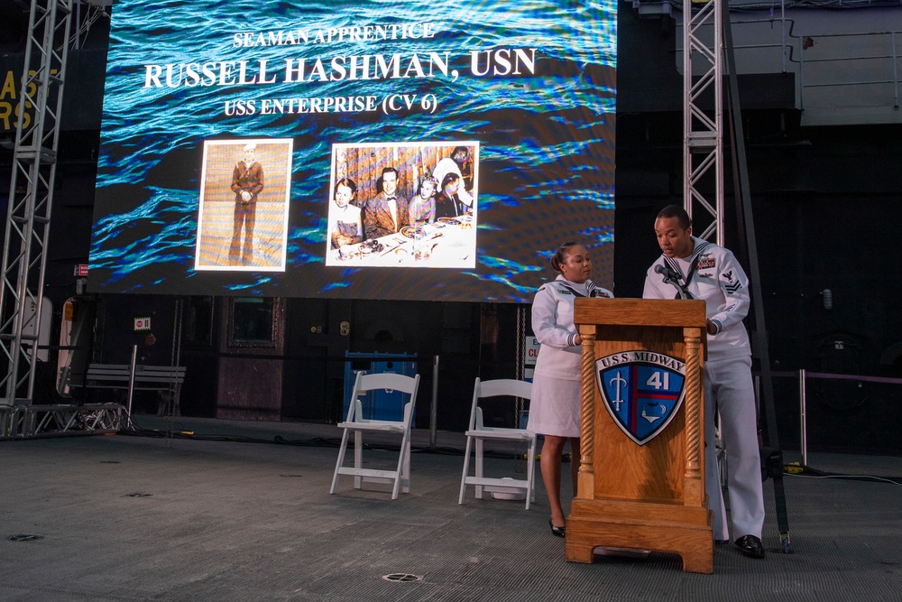 Commemoration Ceremony of 80th Anniversary of the Battle of Midway and the Centennial of U.S. Navy Aircraft Carriers at the USS Midway Museum