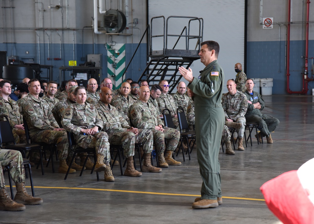 105th Airlift Wing Town Hall With Lt. Gen. Michael A. Loh