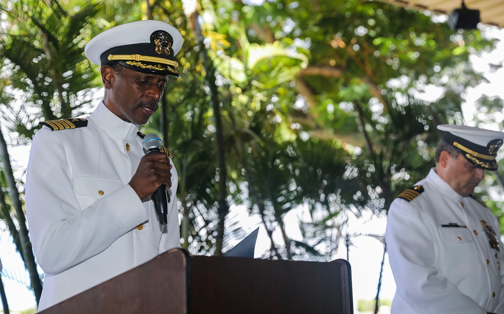 Navy Reserve Center, Pearl Harbor change of command