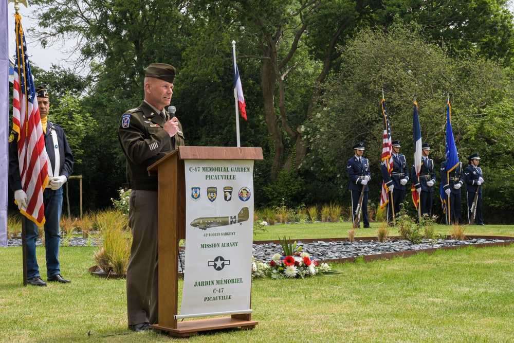 C-47 Memorial Garden Ceremony