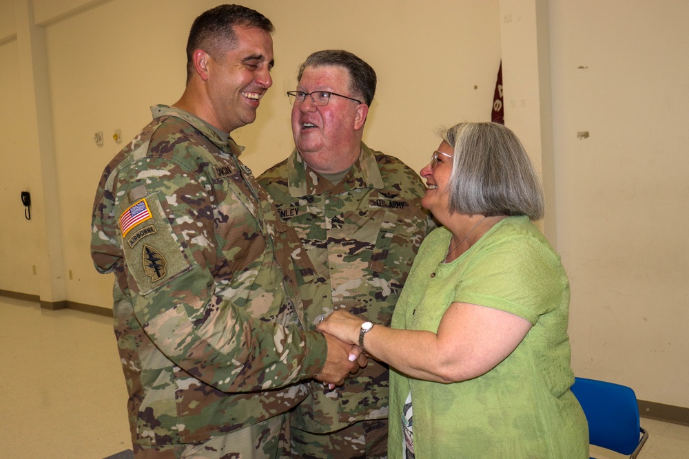 Sgt. Donley Honored in Retirement Ceremony