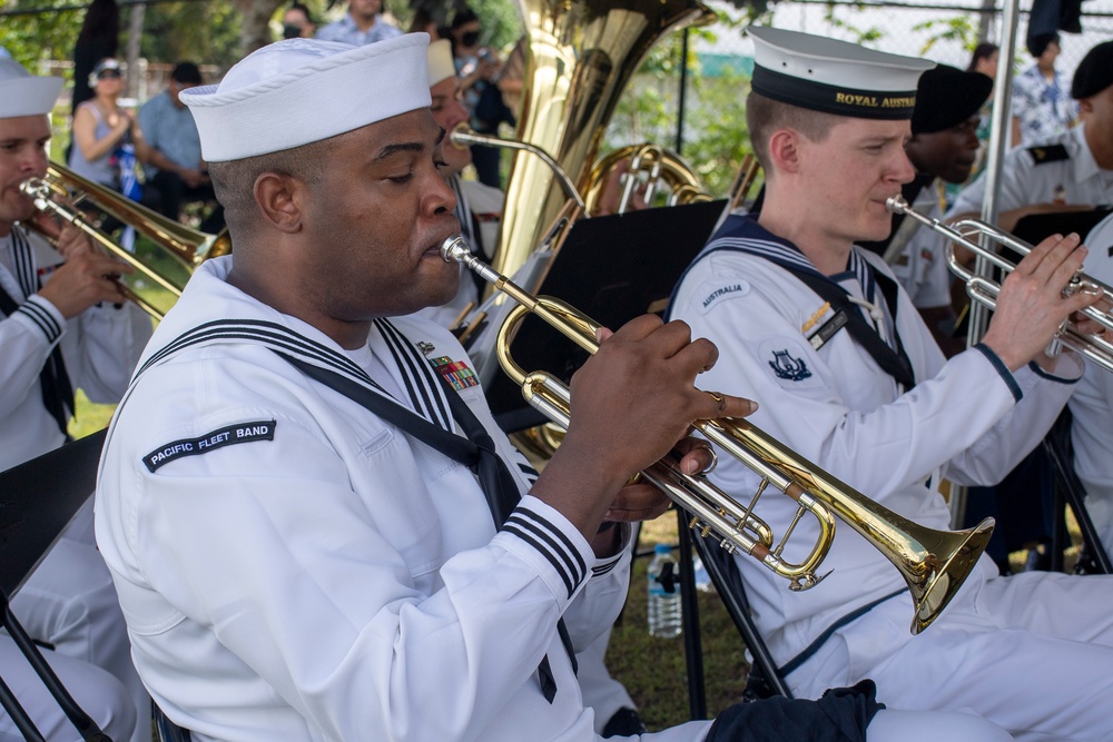 Pacific Partnership 2022 Sailors Participate in Memorial Day Commemoration in Guam