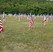 Pacific Partnership 2022 Sailors Place Flags in Asan National Park in Guam