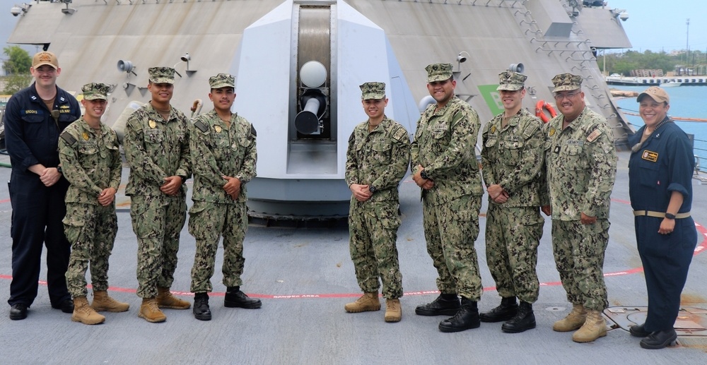 NOSC Puerto Rico Sailors Tour USS Billings