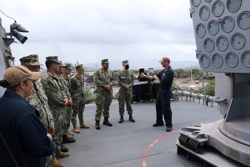 NOSC Puerto Rico Sailors Tour USS Billings