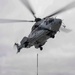 Gridley conducts a vertical replenishment-at-sea with the Military Sealift Command fleet replenishment oiler USNS Richard E. Byrd (T-AKE 4)