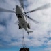 Gridley conducts a vertical replenishment-at-sea with the Military Sealift Command fleet replenishment oiler USNS Richard E. Byrd (T-AKE 4)