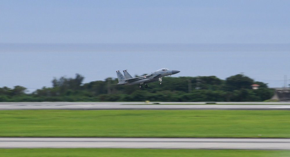 Joint Takeoffs at Kadena Air Base