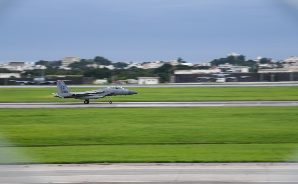 Joint Takeoffs at Kadena Air Base