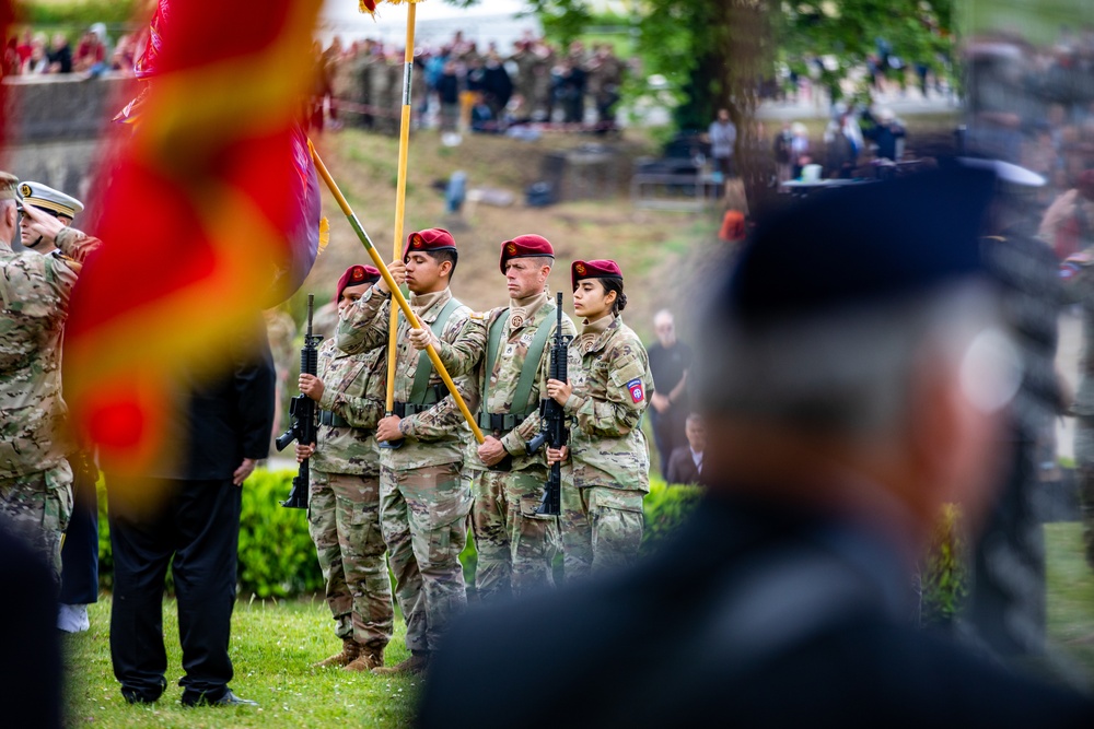 Airborne Memorial Ceremony in Normandy