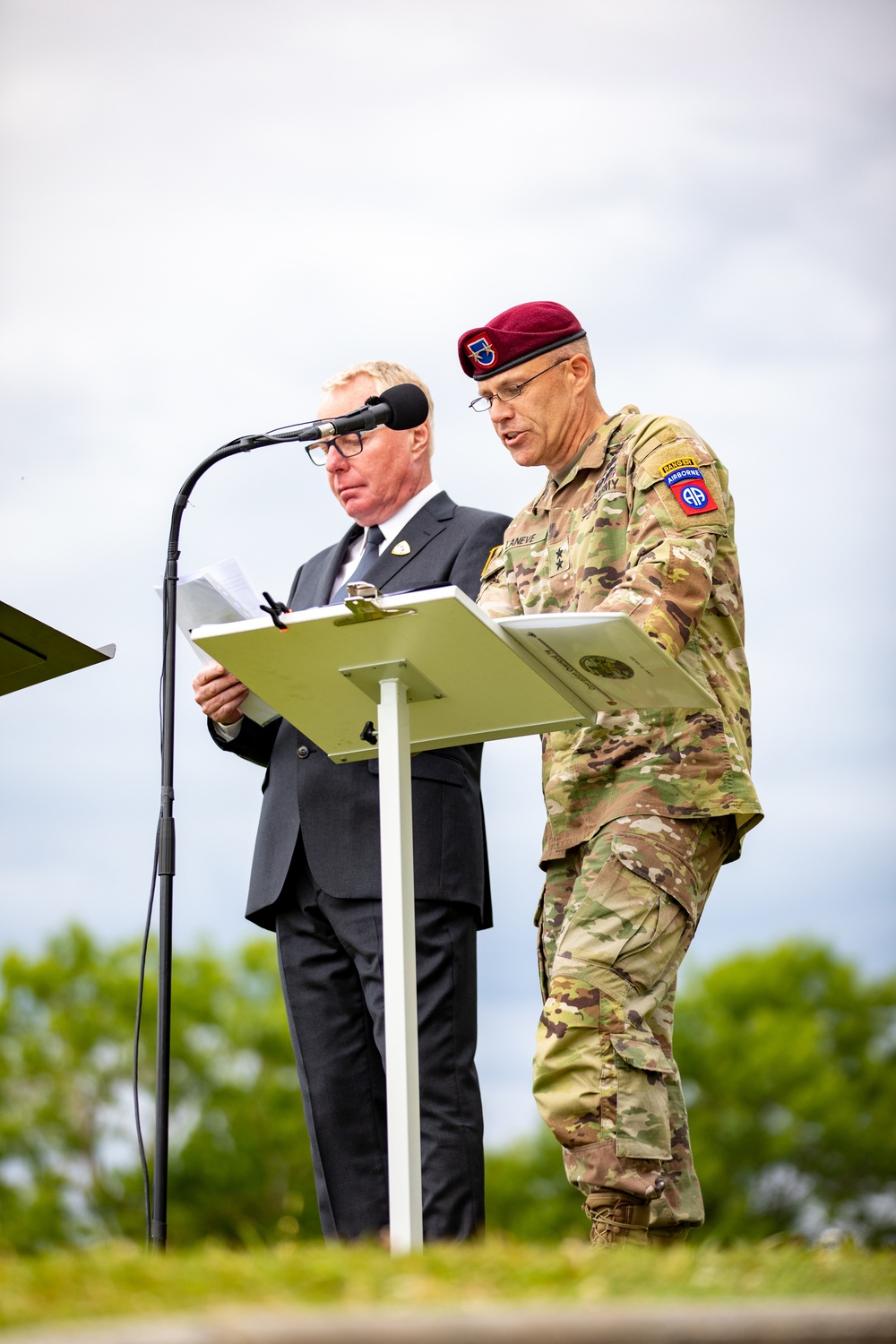 Airborne Memorial Ceremony in Normandy