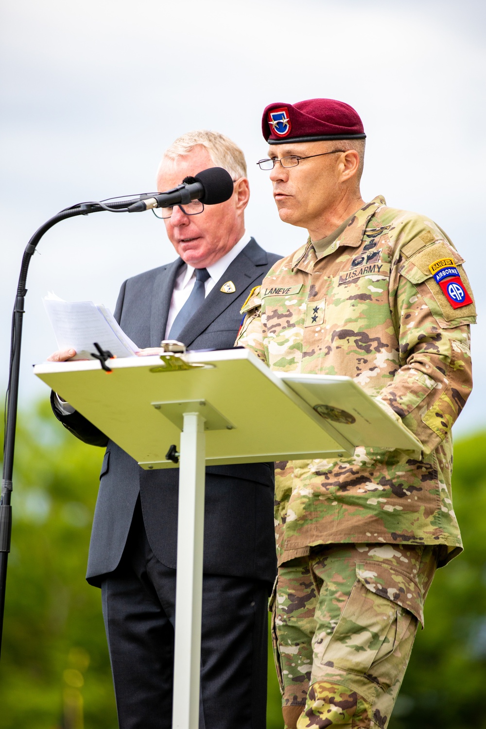 Airborne Memorial Ceremony in Normandy