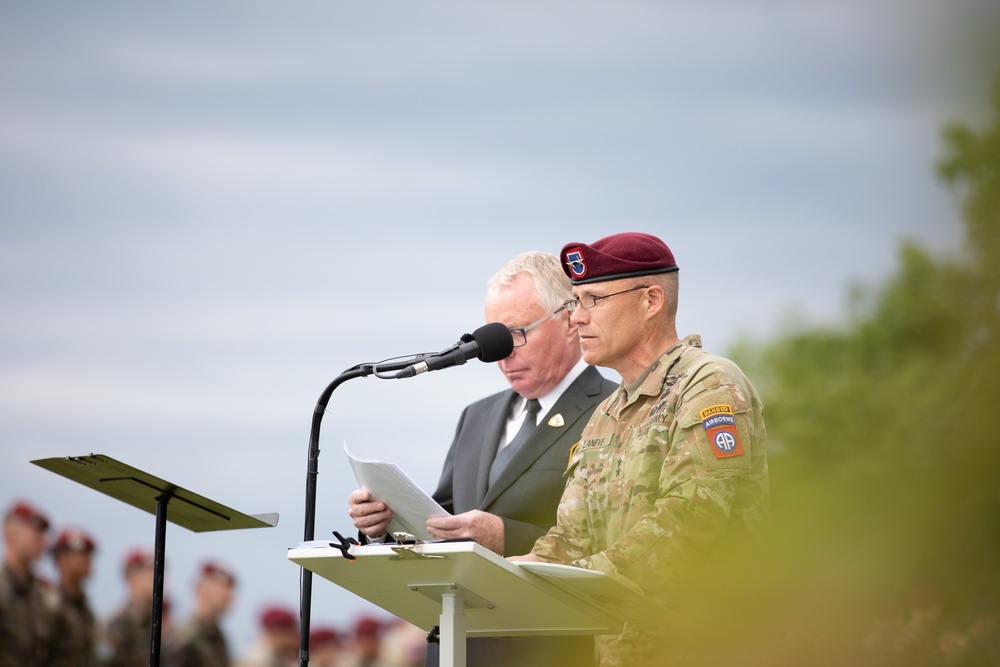 Airborne Memorial Ceremony in Normandy