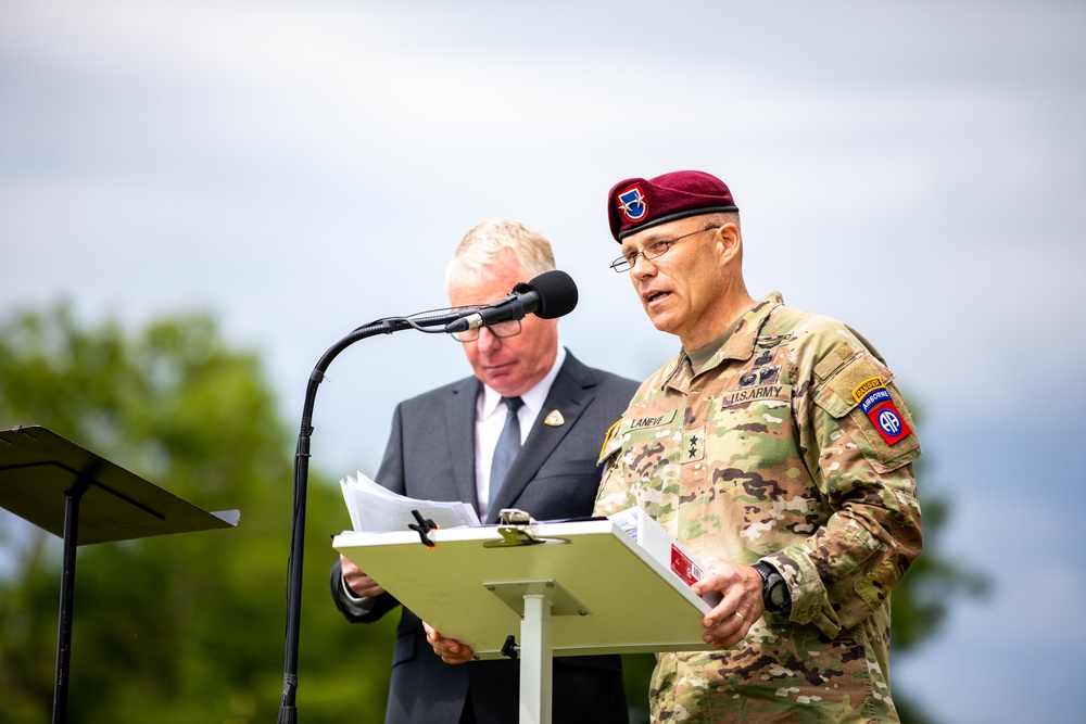 Airborne Memorial Ceremony in Normandy