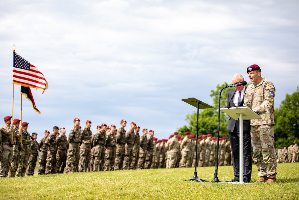 Airborne Memorial Ceremony in Normandy