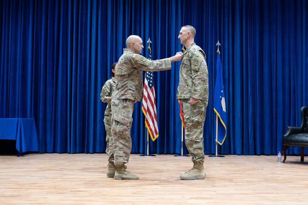 387th Air Expeditionary Squadron holds change of command ceremony