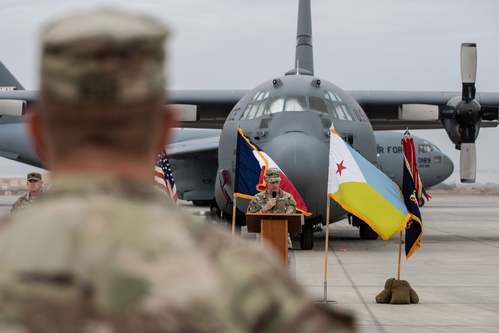 Task Force Red Dragon hosts D-Day remembrance ceremony in the Horn of Africa