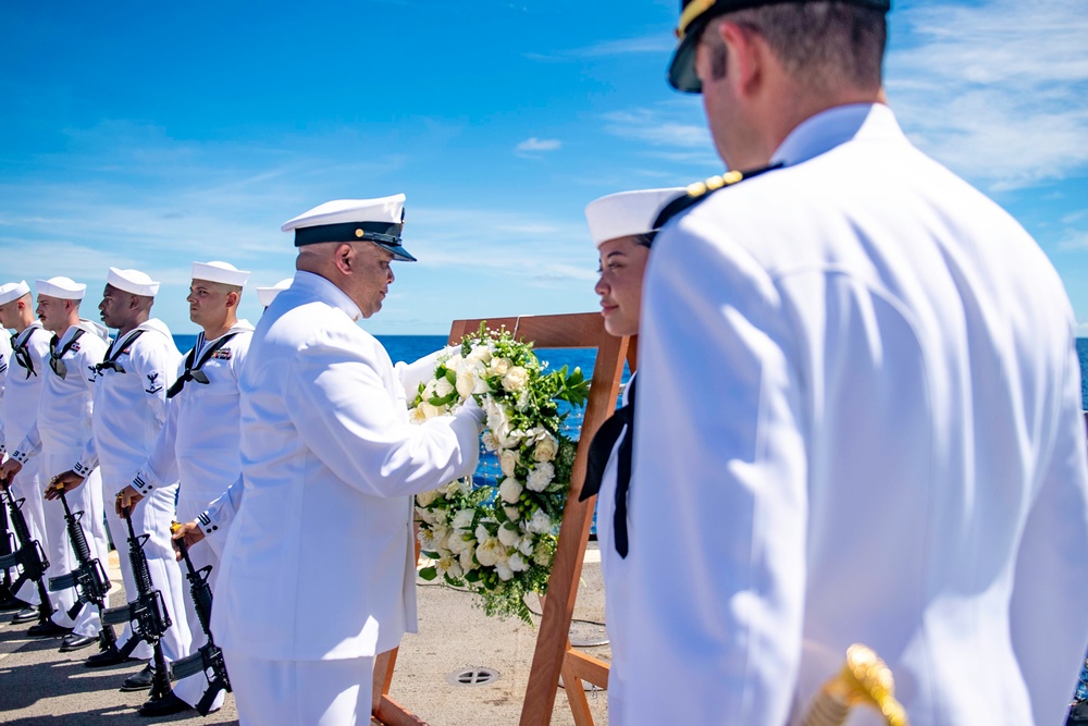 USS Spruance commemorates namesake's role in Battle of Midway's 80th anniversary