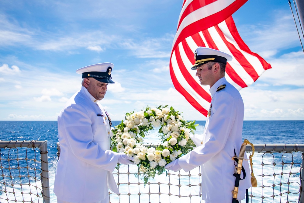 USS Spruance commemorates namesake's role in Battle of Midway's 80th anniversary