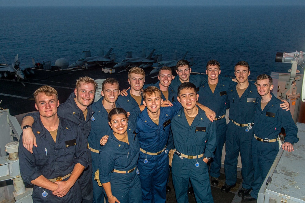 The Harry S. Truman Carrier Strike Group is on a scheduled deployment in the U.S. Naval Forces Europe area of operations, employed by U.S. Sixth Fleet to defend U.S., Allied and Partner interests.