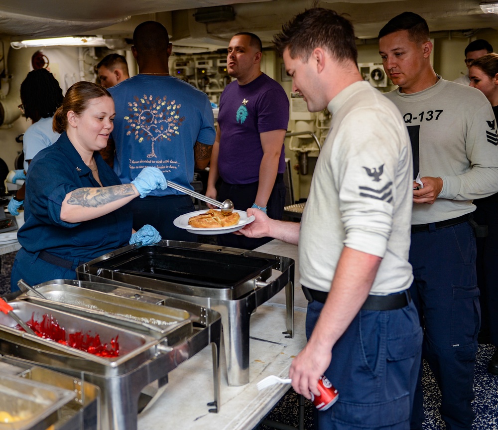 The Harry S. Truman Carrier Strike Group is on a scheduled deployment in the U.S. Naval Forces Europe area of operations, employed by U.S. Sixth Fleet to defend U.S., Allied and Partner interests.