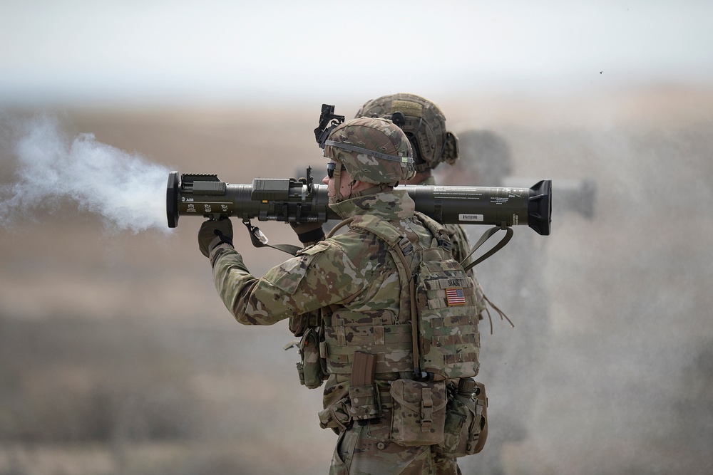 Idaho Army National Guard Annual Training 2022 - Charlie Company AT4 Anti-Tank Training