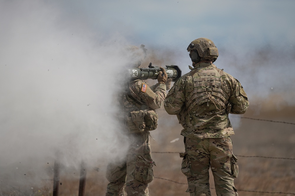 Idaho Army National Guard Annual Training 2022 - Charlie Company AT4 Anti-Tank Training