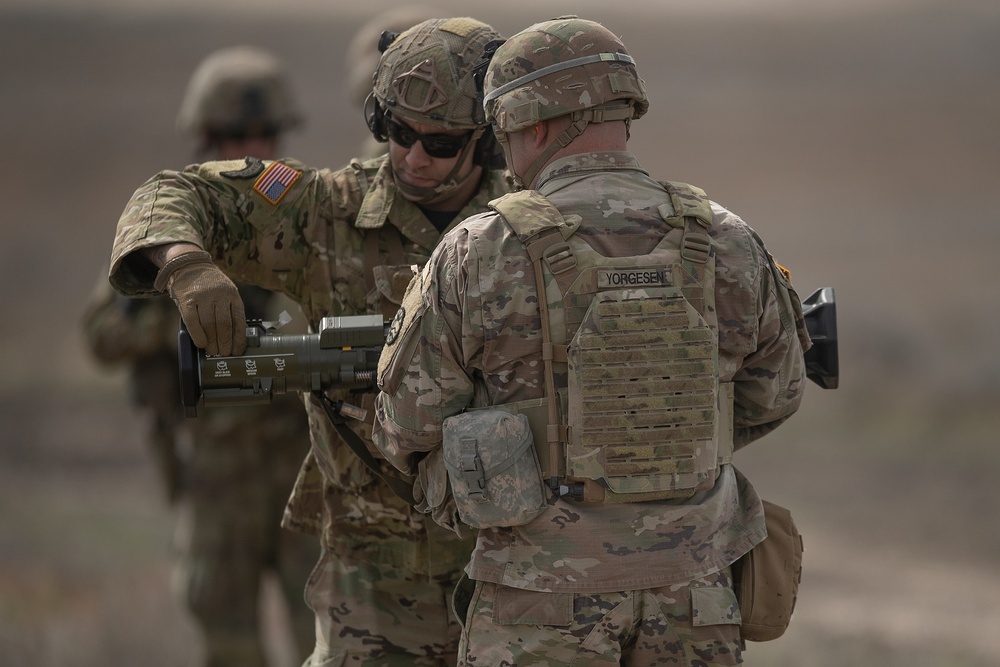 Idaho Army National Guard Annual Training 2022 - Charlie Company AT4 Anti-Tank Training