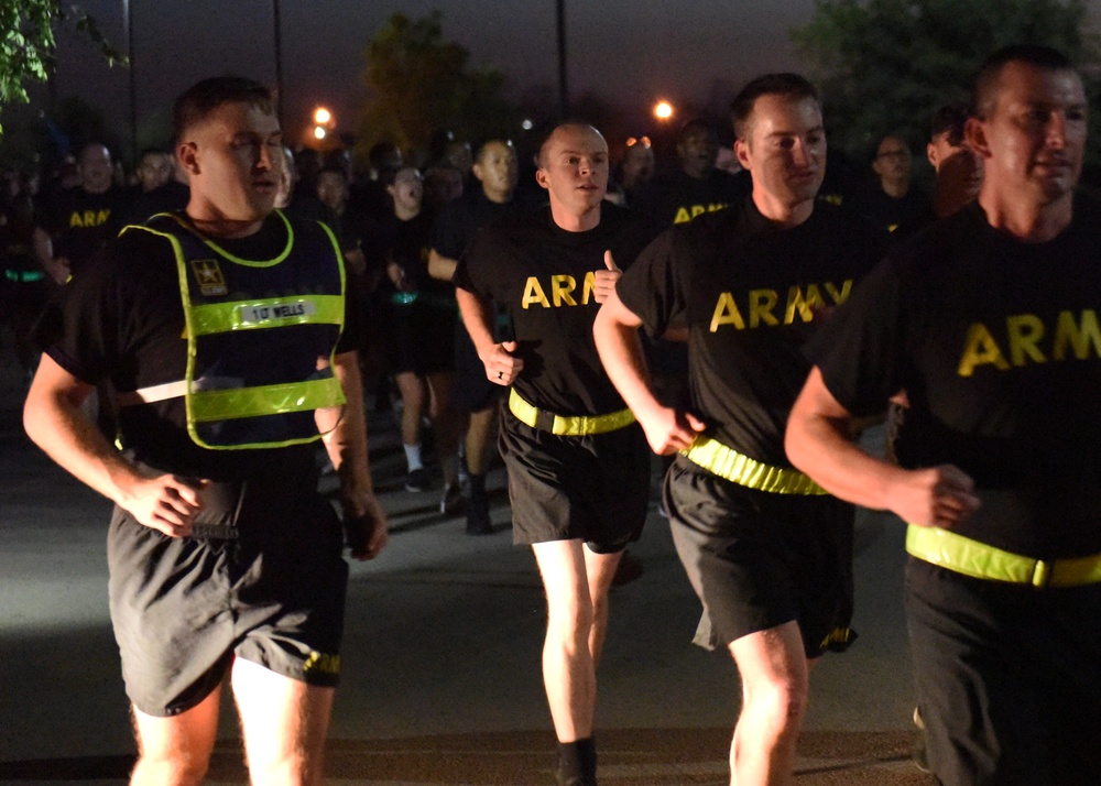 344th Military Intelligence Battalion Formation Run