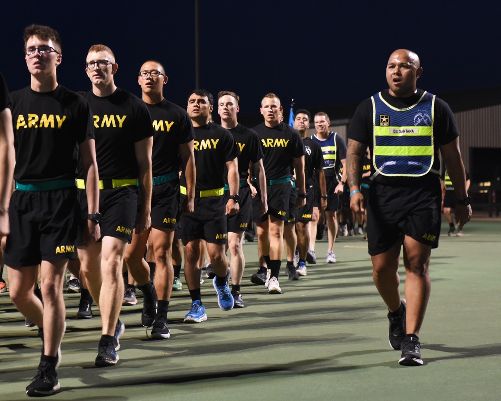 344th Military Intelligence Battalion Formation Run