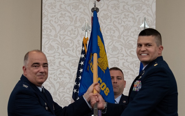 435th SCOS Change of Command