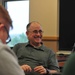 Sharing a laugh