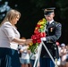 Minister of Defense of The Republic of North Macedonia Slavjanka Petrovska Participates in a Public Wreath-Laying Ceremony at the Tomb of the Unknown Soldier