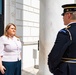 Minister of Defense of The Republic of North Macedonia Slavjanka Petrovska Participates in a Public Wreath-Laying Ceremony at the Tomb of the Unknown Soldier
