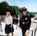 Minister of Defense of The Republic of North Macedonia Slavjanka Petrovska Participates in a Public Wreath-Laying Ceremony at the Tomb of the Unknown Soldier