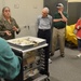 Museum volunteers visit artifact storage facility