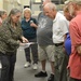 Museum volunteers visit artifact storage facility