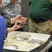 Museum volunteers visit artifact storage facility