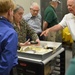 Museum volunteers visit artifact storage facility