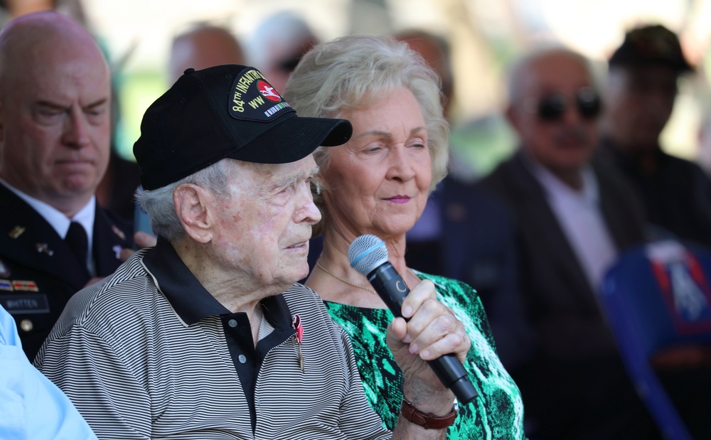 84th Infantry Division, WWII Soldier Honored