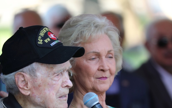 84th Infantry Division, WWII Soldier Honored